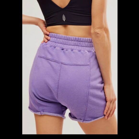 FREE PEOPLE FP MOVEMENT ALL STAR SUPER BERRY PULL ON SHORTS NWOT L - Picture 5 of 13